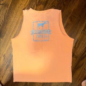 Orange Sleeveless Tank Top
